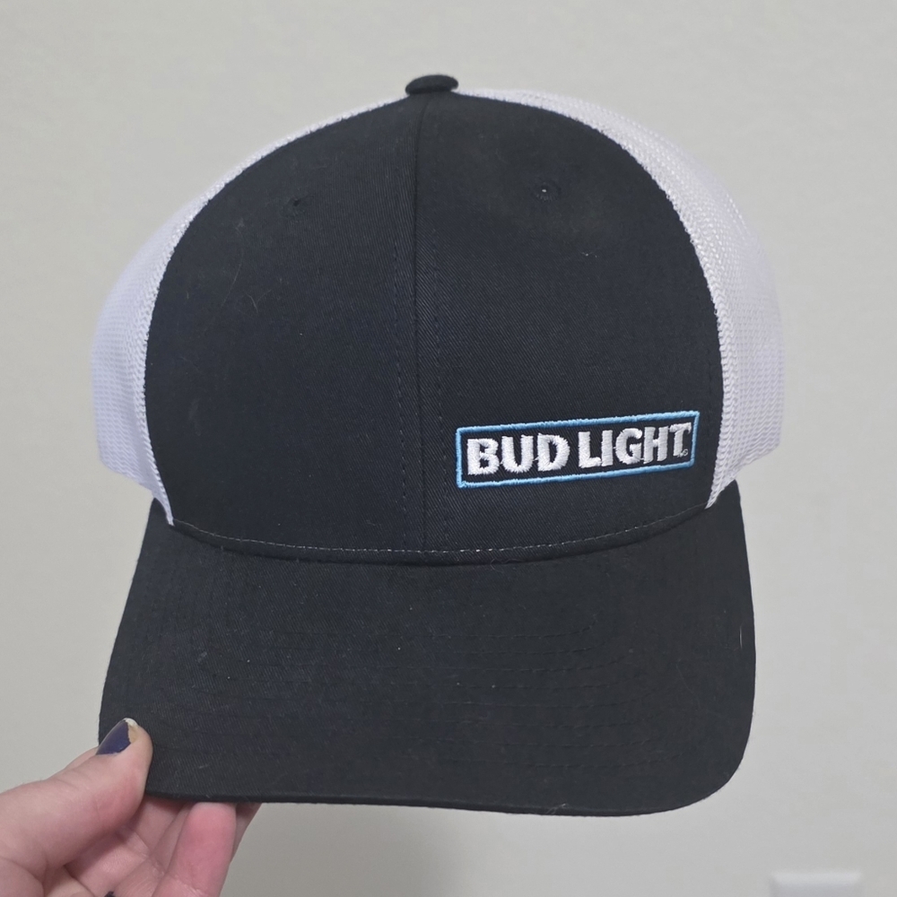 Bud Light Black and White Cap